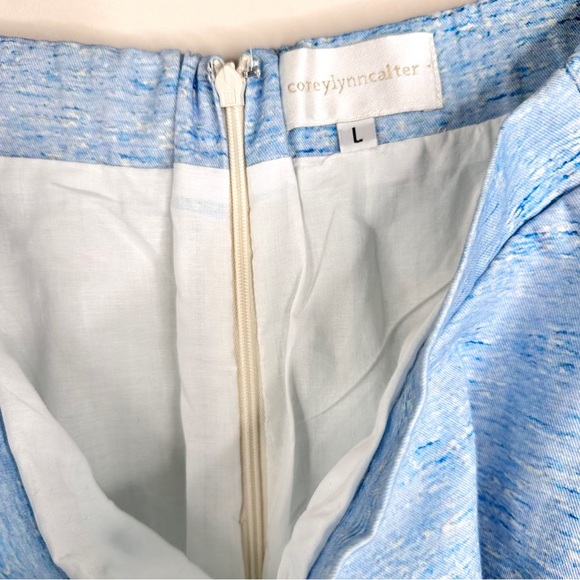 Corey Lynn Calter NWOT Wonderland Midi Skirt Large Winter Ski Print - Picture 13 of 16